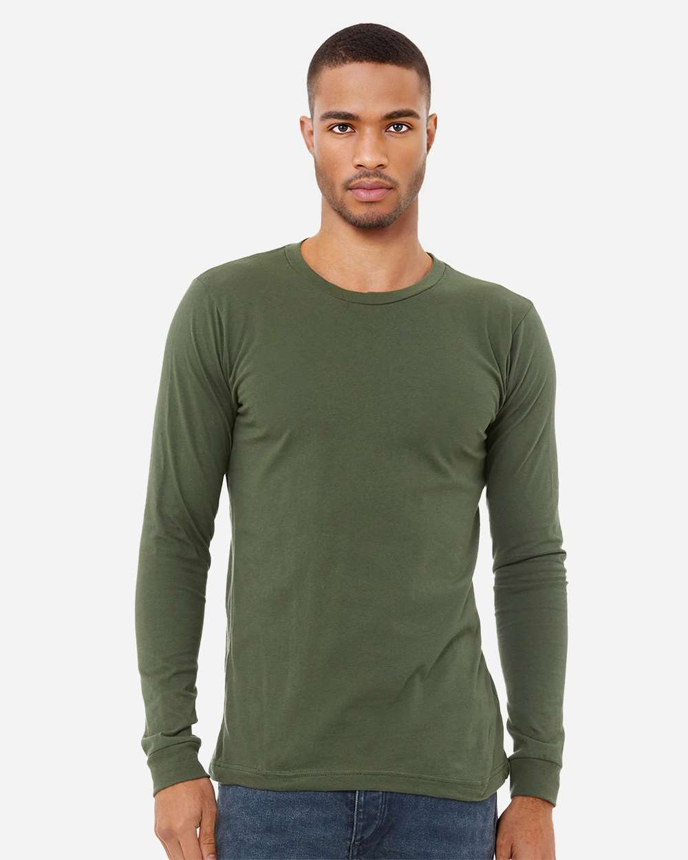 BELLA + CANVAS-3501-Jersey Long Sleeve Tee - Image 104