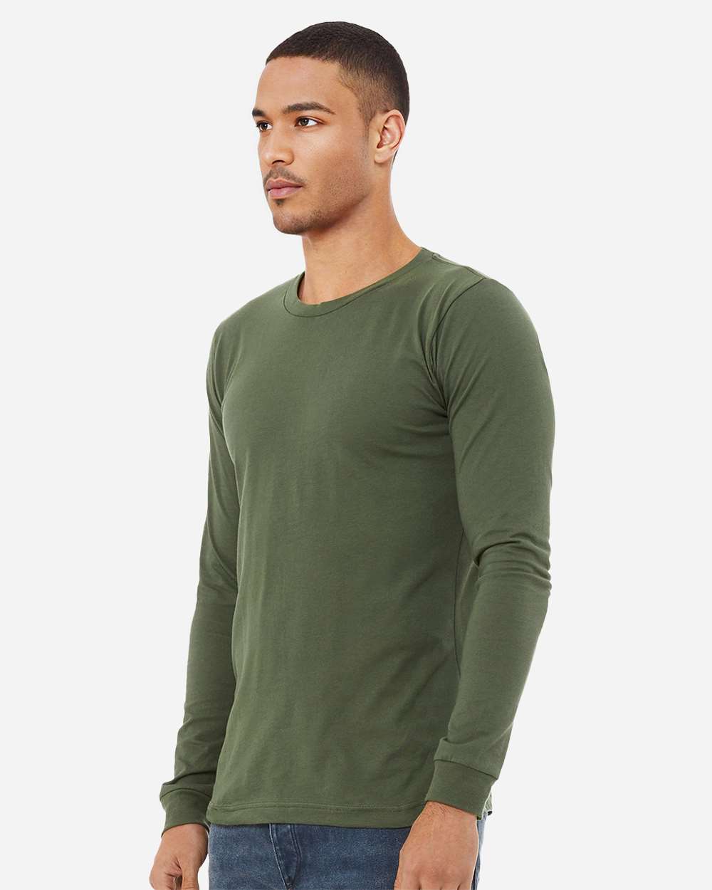 BELLA + CANVAS-3501-Jersey Long Sleeve Tee - Image 105