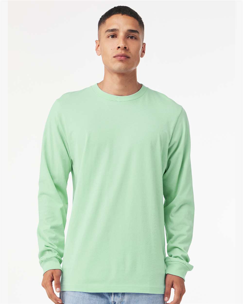 BELLA + CANVAS-3501-Jersey Long Sleeve Tee - Image 110