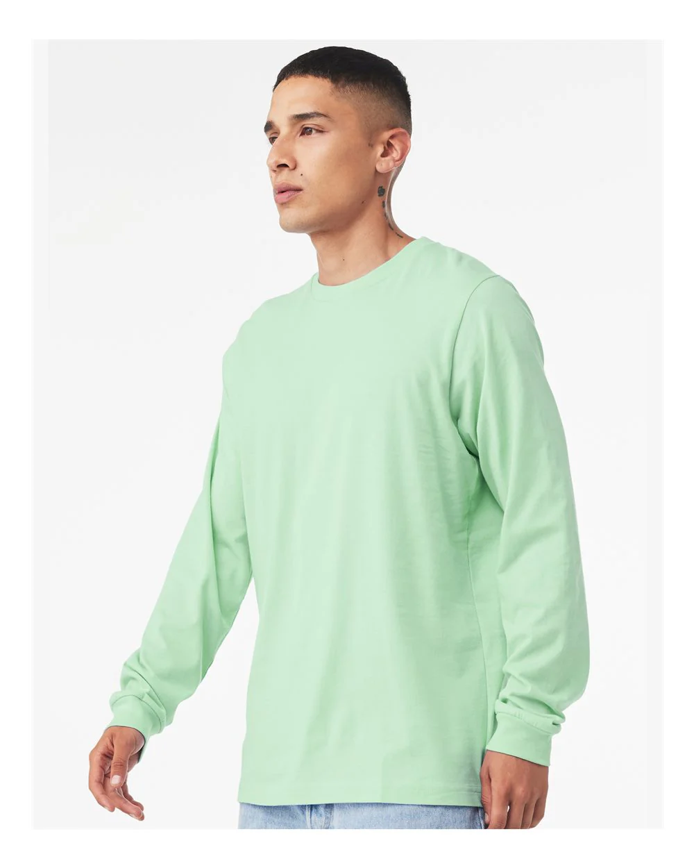 BELLA + CANVAS-3501-Jersey Long Sleeve Tee - Image 111