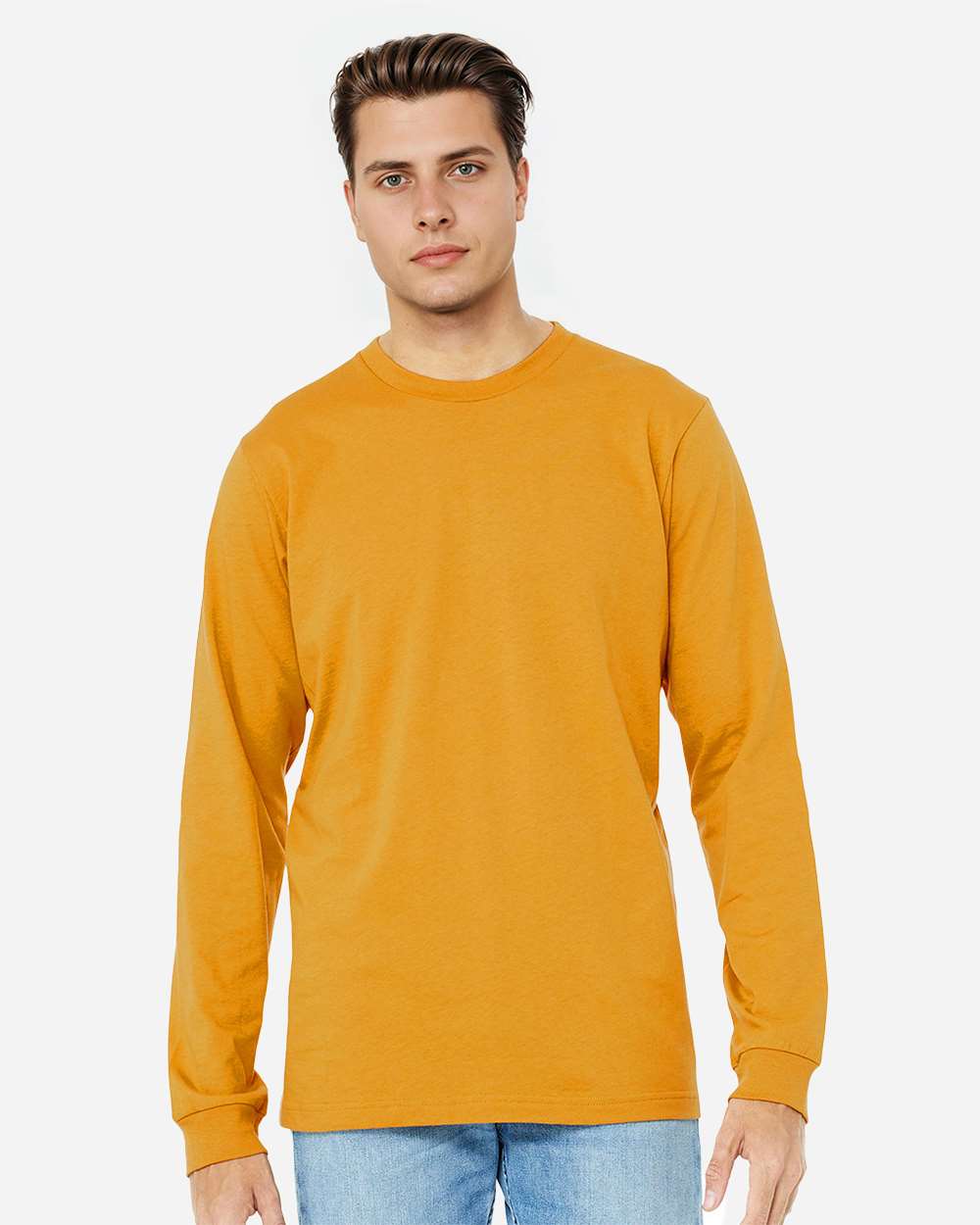 BELLA + CANVAS-3501-Jersey Long Sleeve Tee - Image 116