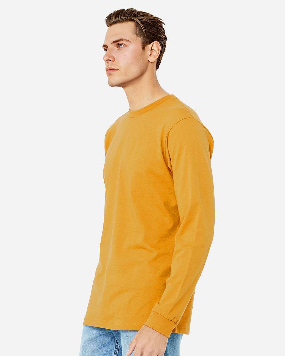 BELLA + CANVAS-3501-Jersey Long Sleeve Tee - Image 117