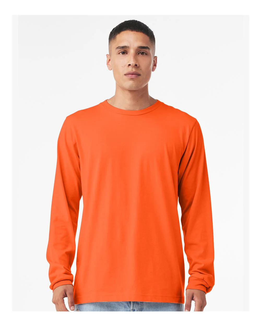 BELLA + CANVAS-3501-Jersey Long Sleeve Tee - Image 131
