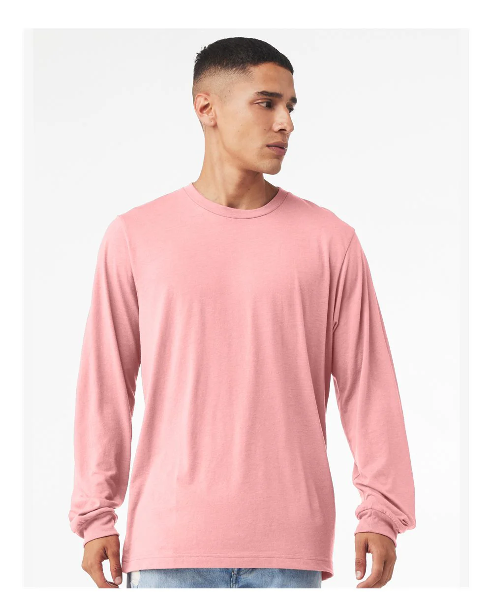 BELLA + CANVAS-3501-Jersey Long Sleeve Tee - Image 137