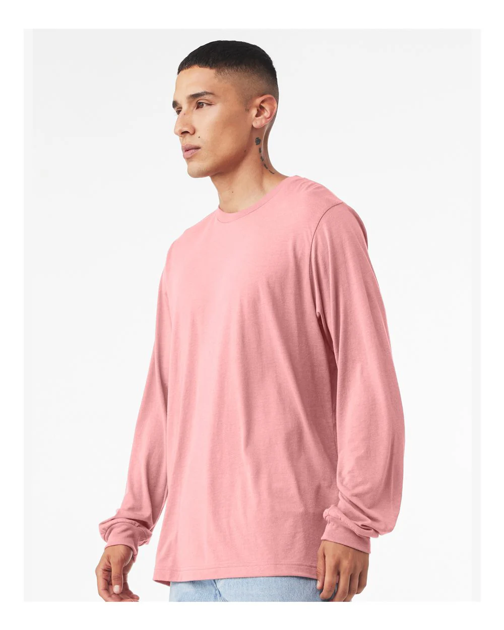 BELLA + CANVAS-3501-Jersey Long Sleeve Tee - Image 138