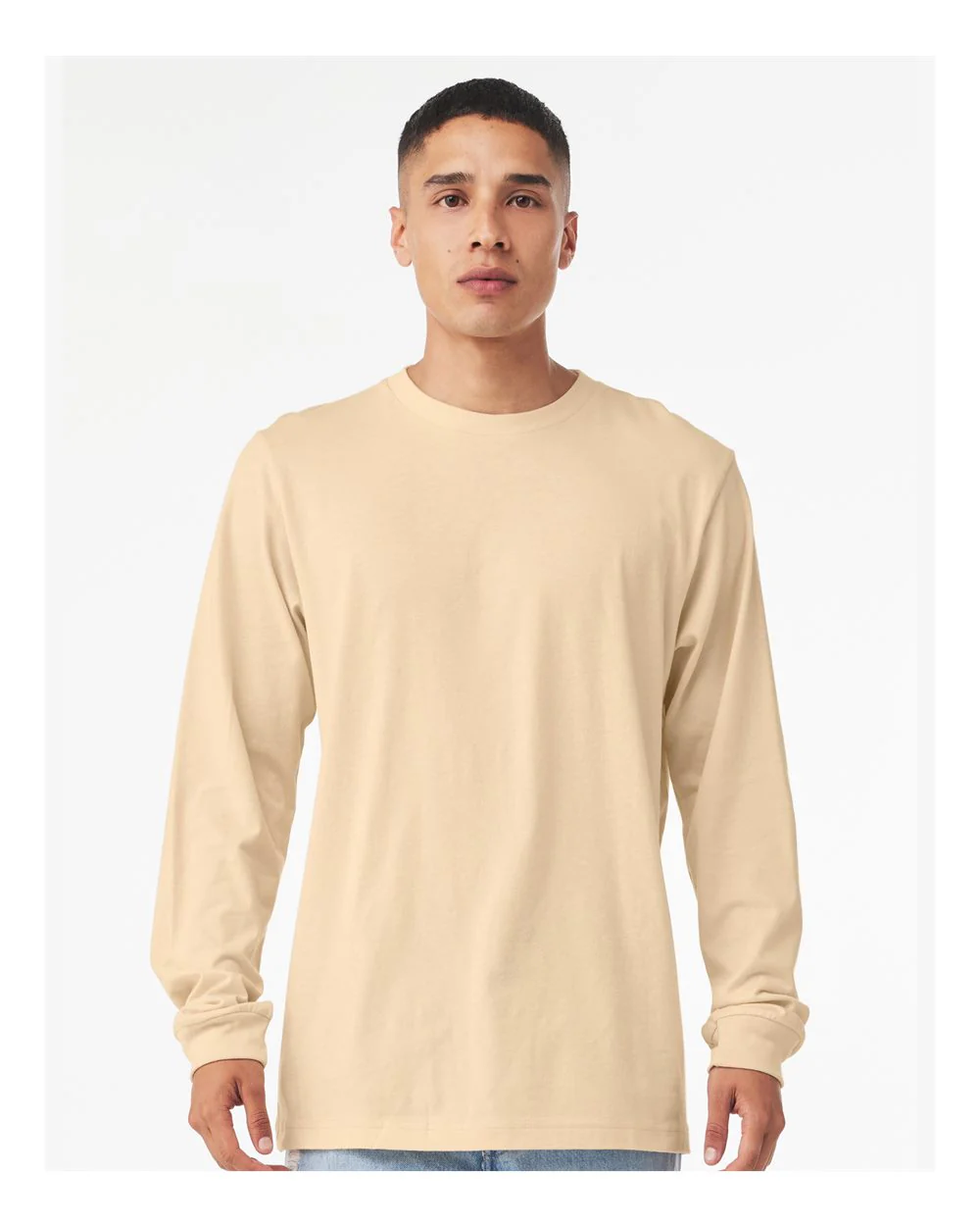 BELLA + CANVAS-3501-Jersey Long Sleeve Tee - Image 155