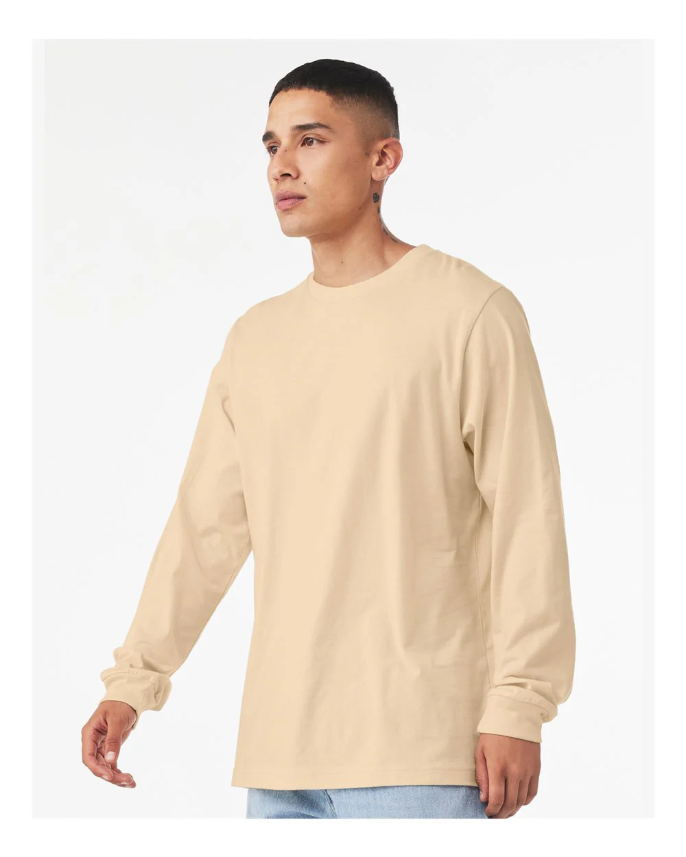BELLA + CANVAS-3501-Jersey Long Sleeve Tee - Image 156