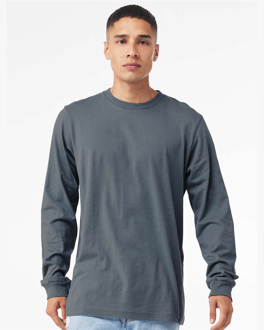 BELLA + CANVAS-3501-Jersey Long Sleeve Tee - Image 161