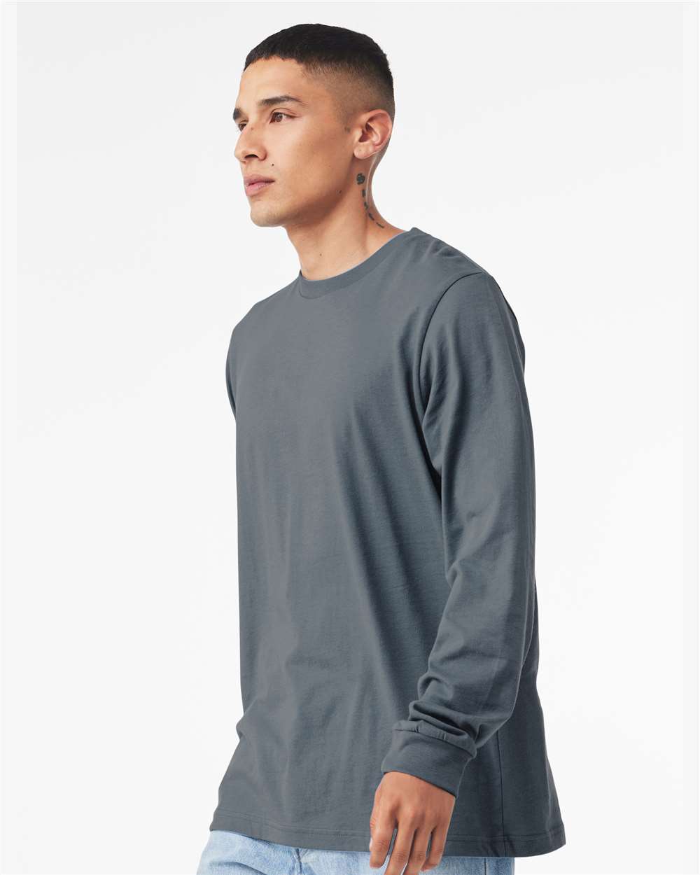 BELLA + CANVAS-3501-Jersey Long Sleeve Tee - Image 162