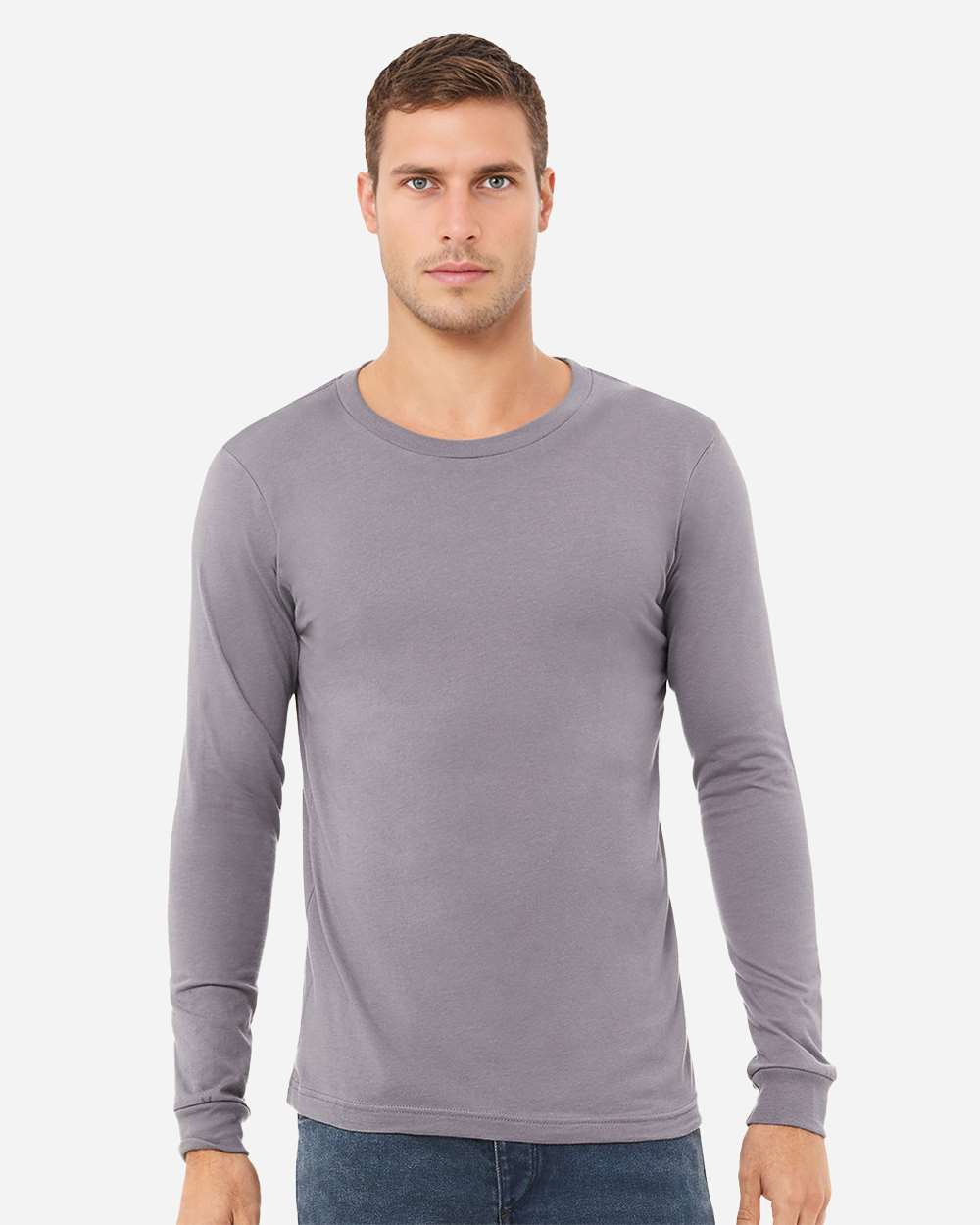 BELLA + CANVAS-3501-Jersey Long Sleeve Tee - Image 167