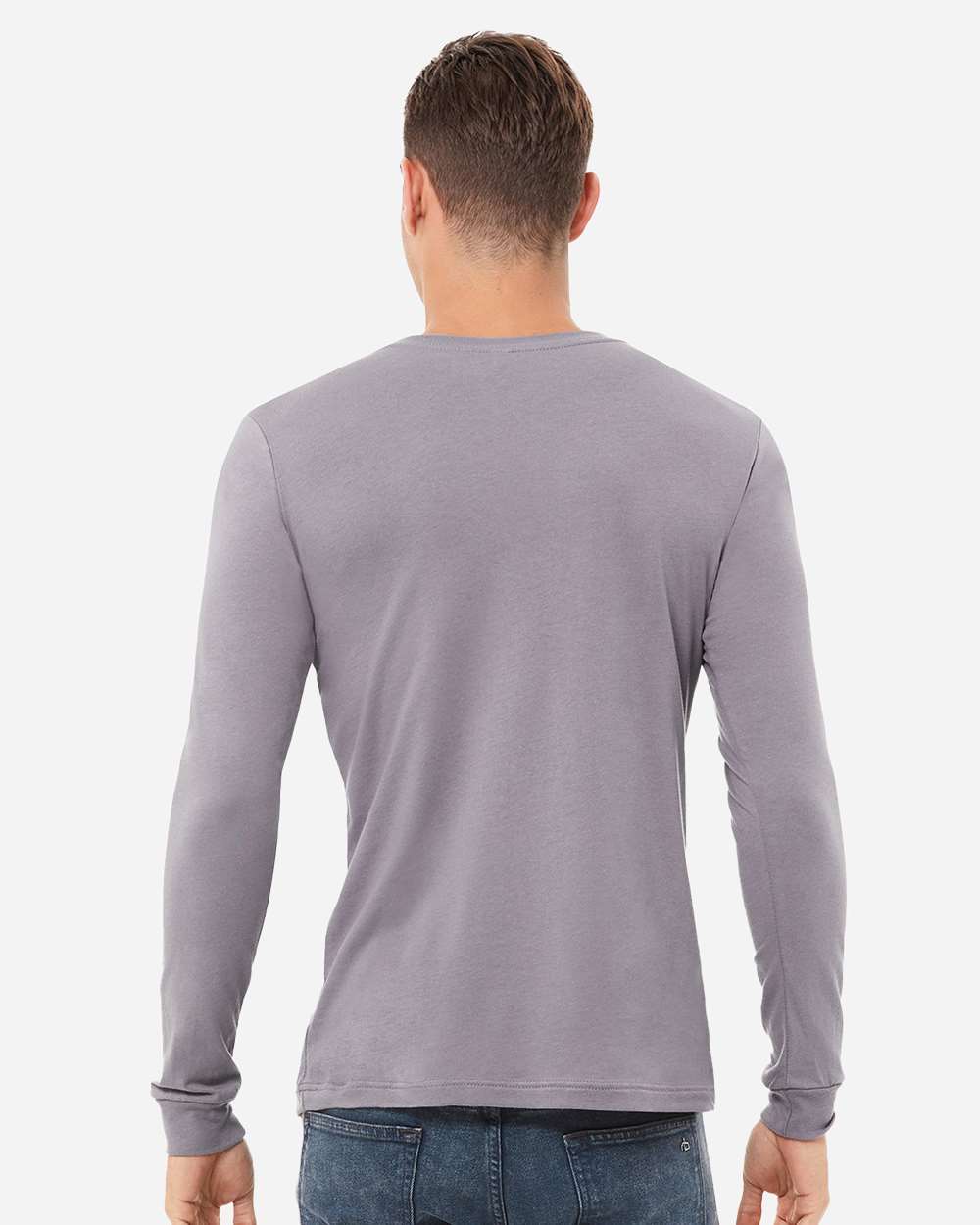 BELLA + CANVAS-3501-Jersey Long Sleeve Tee - Image 169