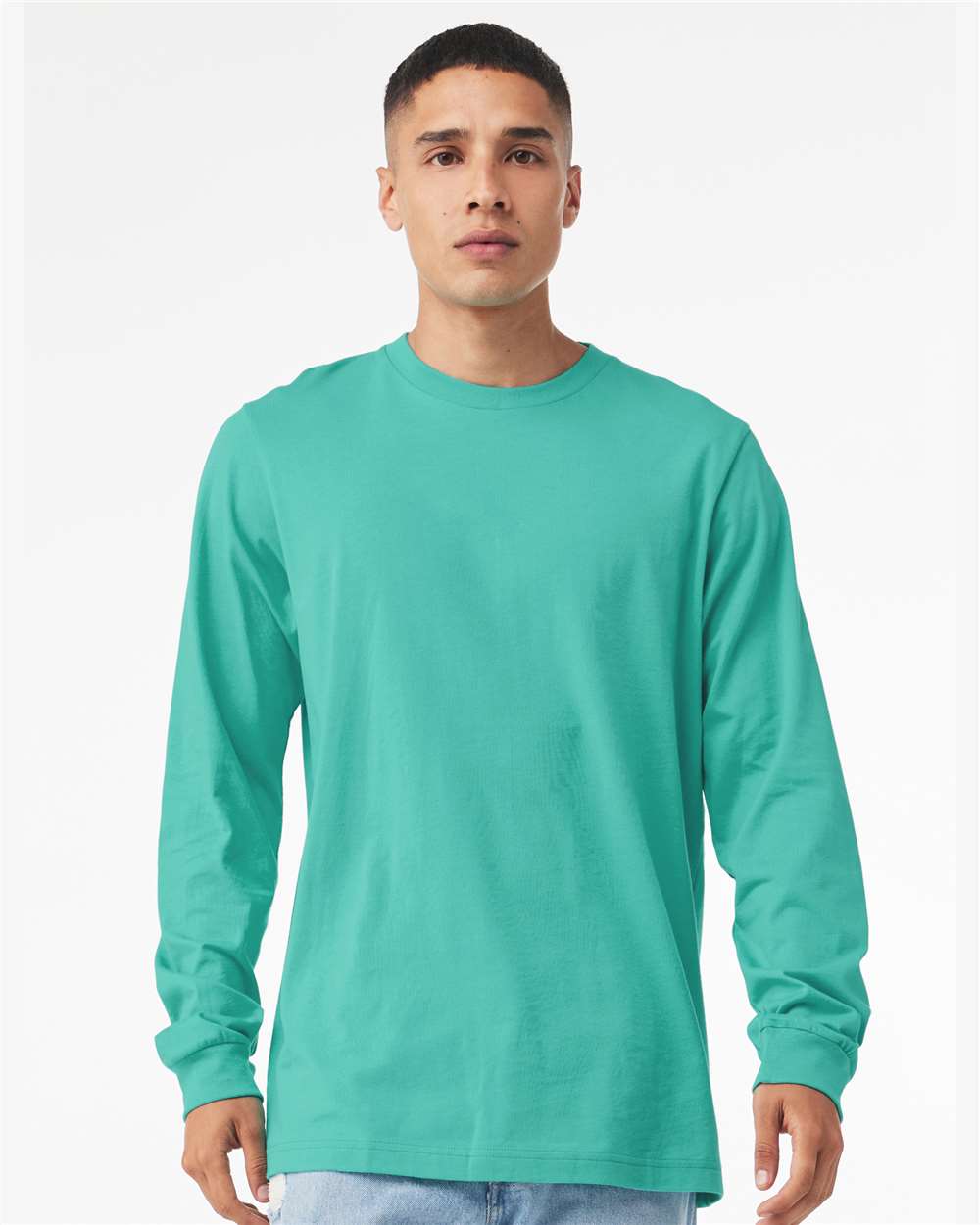 BELLA + CANVAS-3501-Jersey Long Sleeve Tee - Image 176