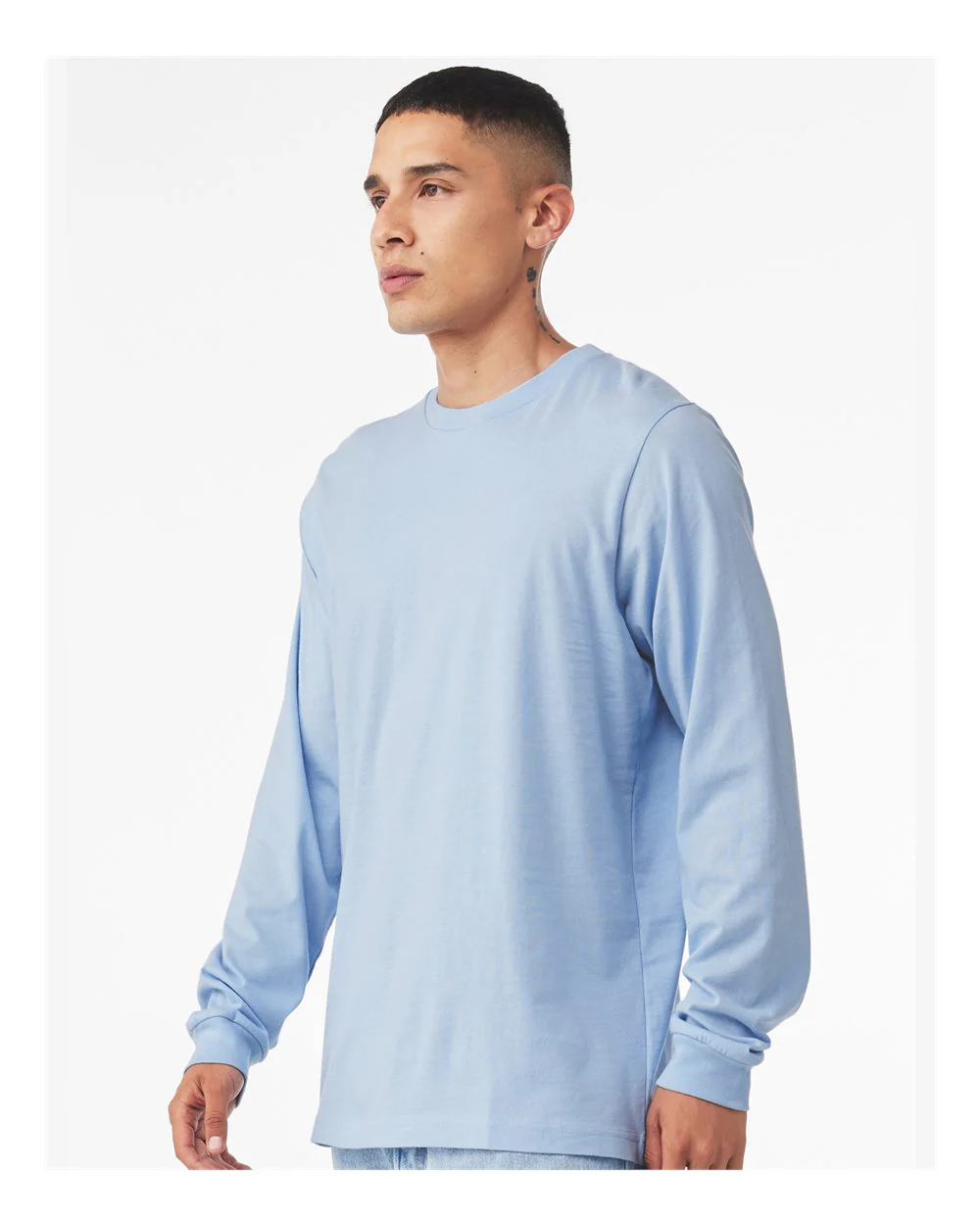 BELLA + CANVAS-3501-Jersey Long Sleeve Tee - Image 18