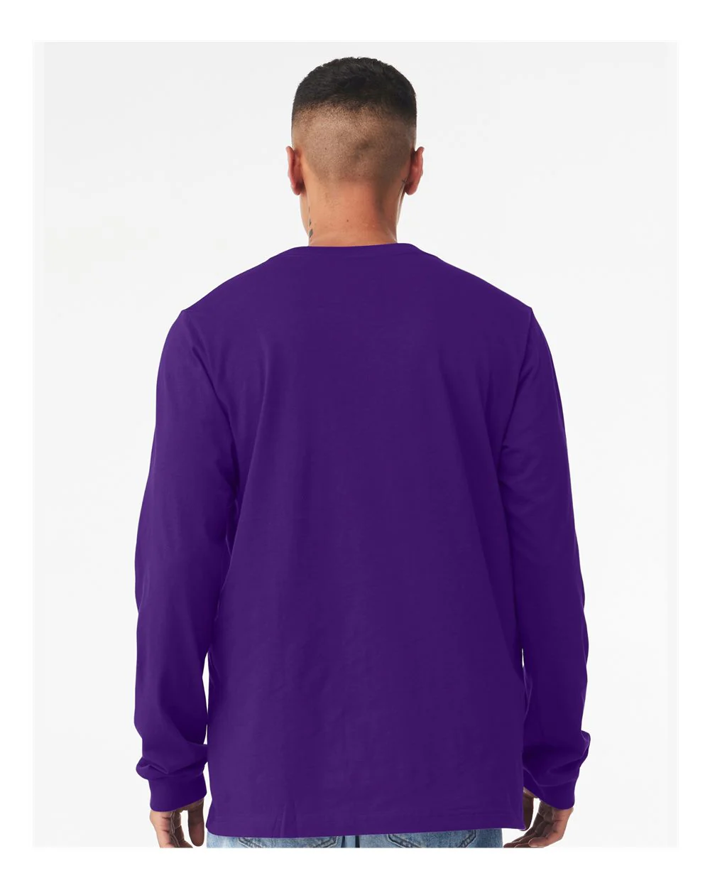 BELLA + CANVAS-3501-Jersey Long Sleeve Tee - Image 184