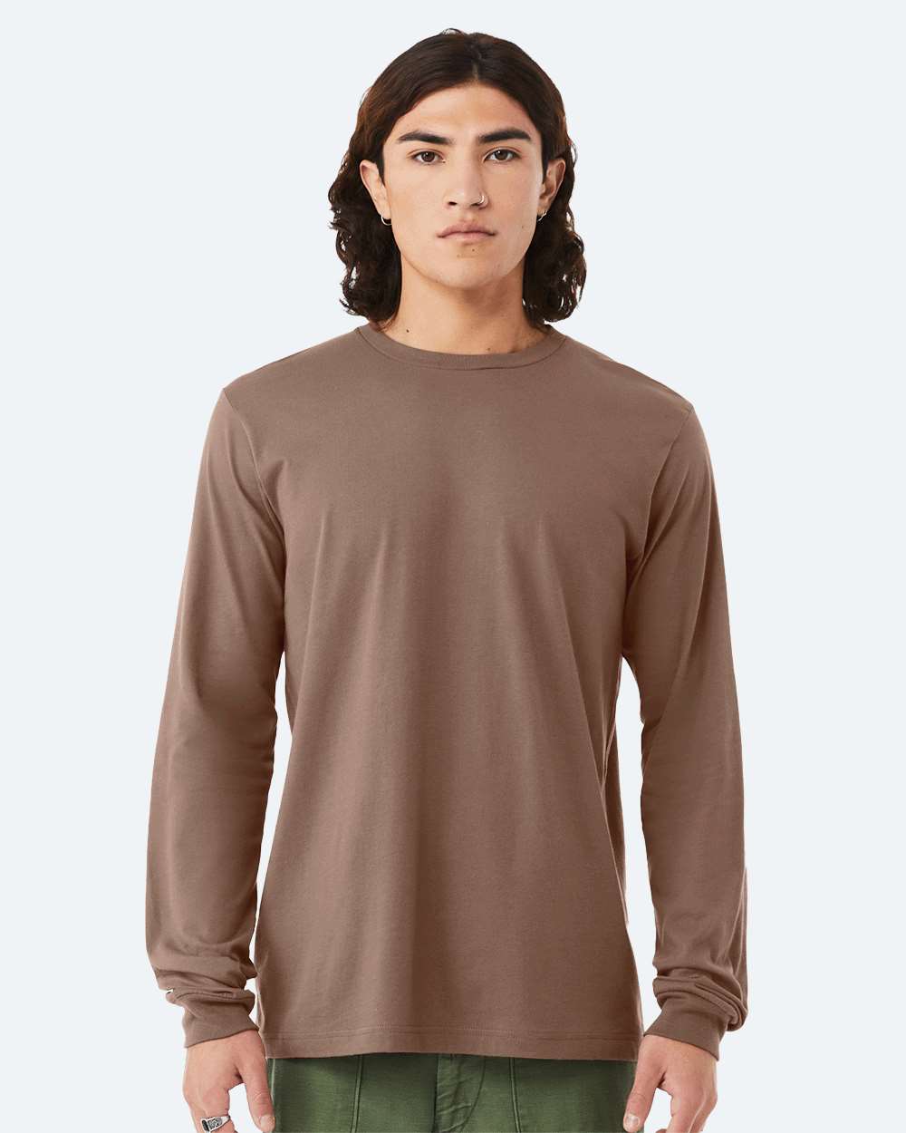 BELLA + CANVAS-3501-Jersey Long Sleeve Tee - Image 206