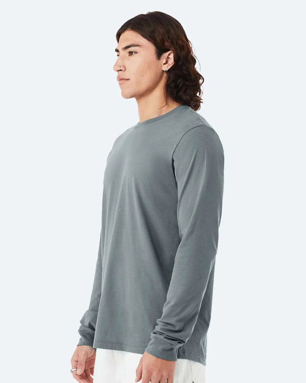 BELLA + CANVAS-3501-Jersey Long Sleeve Tee - Image 33