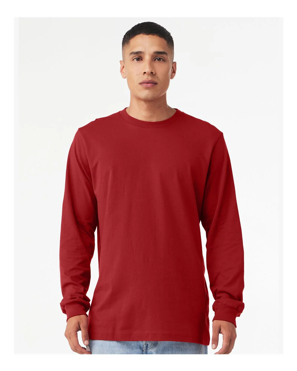 BELLA + CANVAS-3501-Jersey Long Sleeve Tee - Image 38