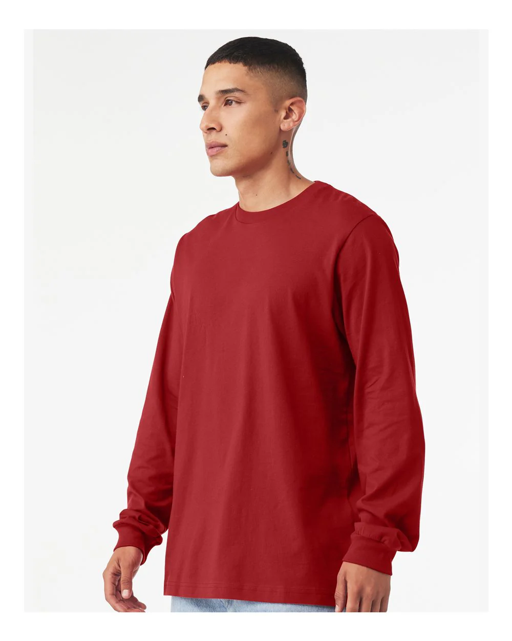 BELLA + CANVAS-3501-Jersey Long Sleeve Tee - Image 39