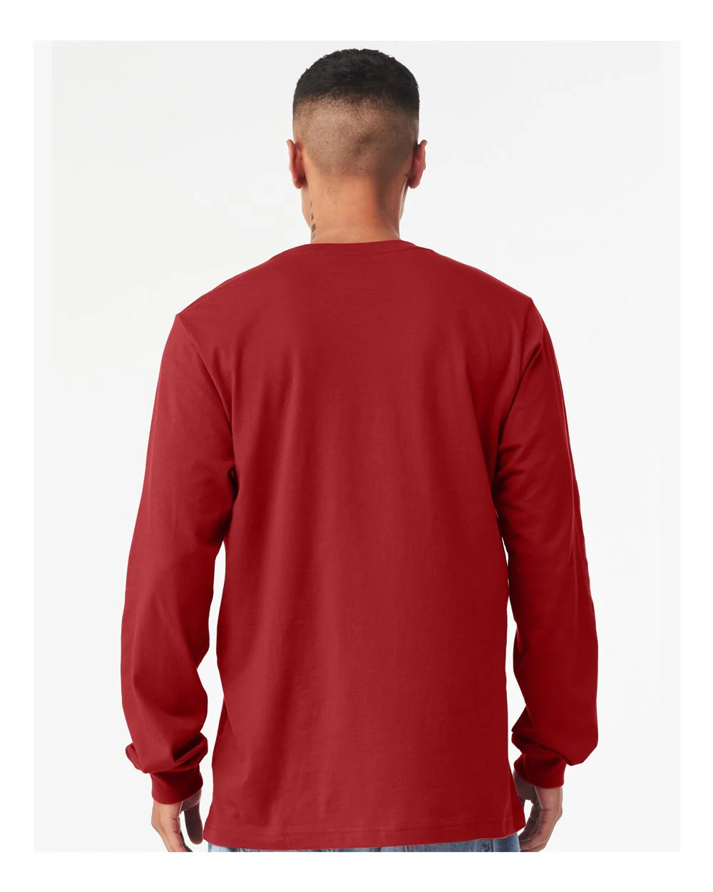 BELLA + CANVAS-3501-Jersey Long Sleeve Tee - Image 40
