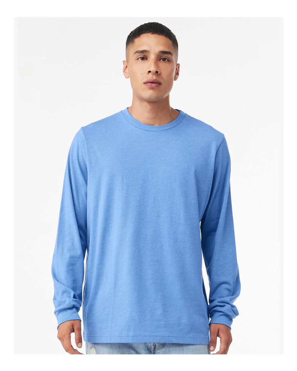 BELLA + CANVAS-3501-Jersey Long Sleeve Tee - Image 47