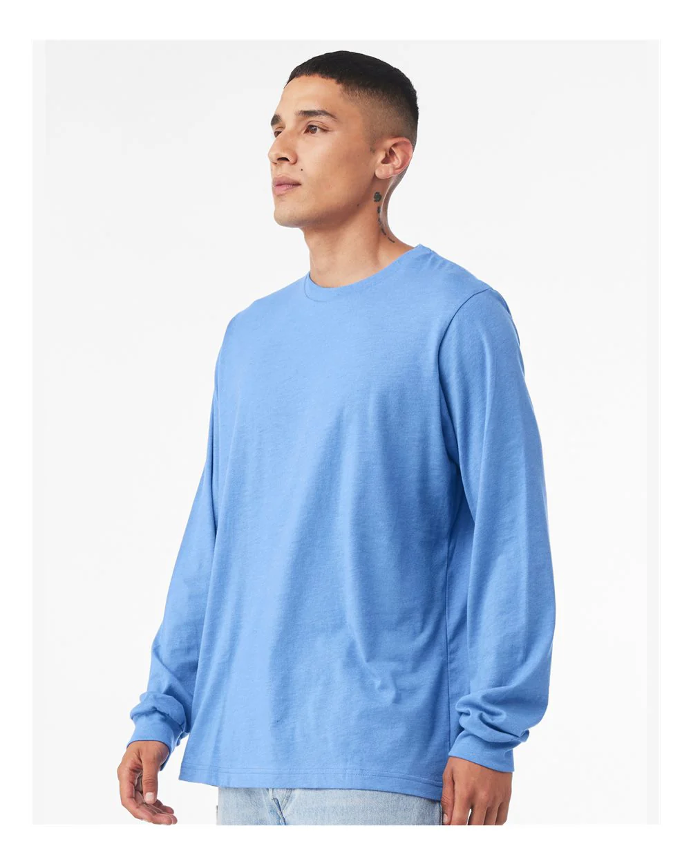 BELLA + CANVAS-3501-Jersey Long Sleeve Tee - Image 48