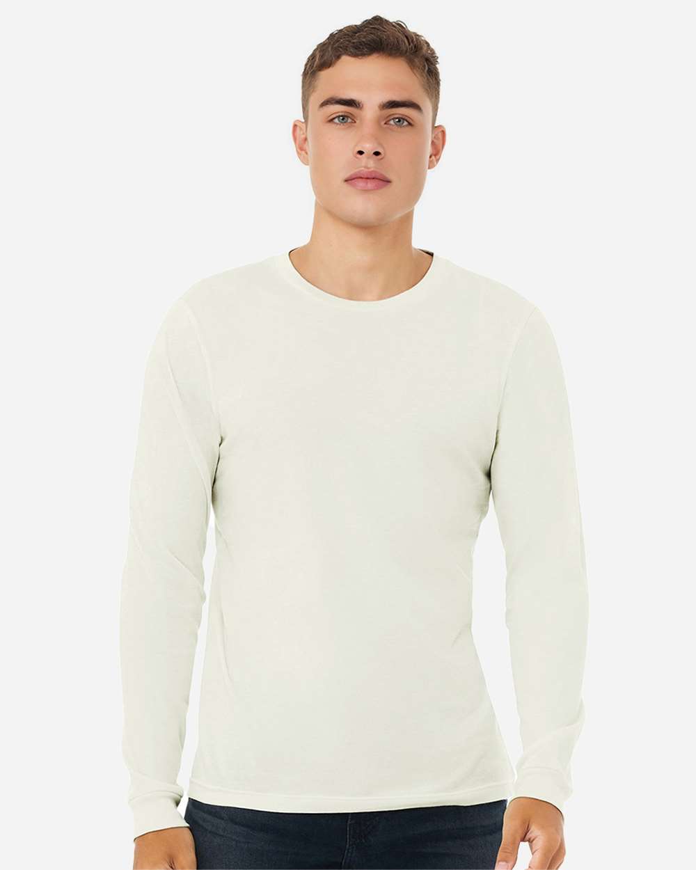 BELLA + CANVAS-3501-Jersey Long Sleeve Tee - Image 56