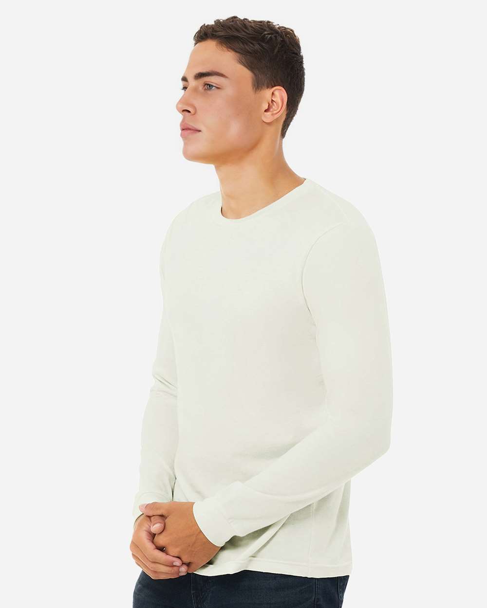 BELLA + CANVAS-3501-Jersey Long Sleeve Tee - Image 57