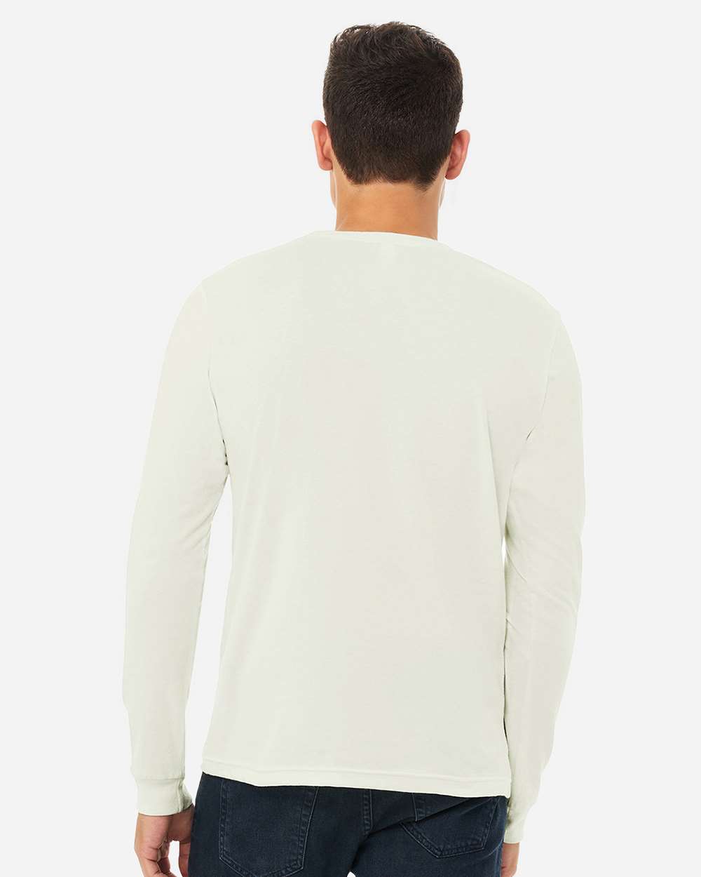 BELLA + CANVAS-3501-Jersey Long Sleeve Tee - Image 58