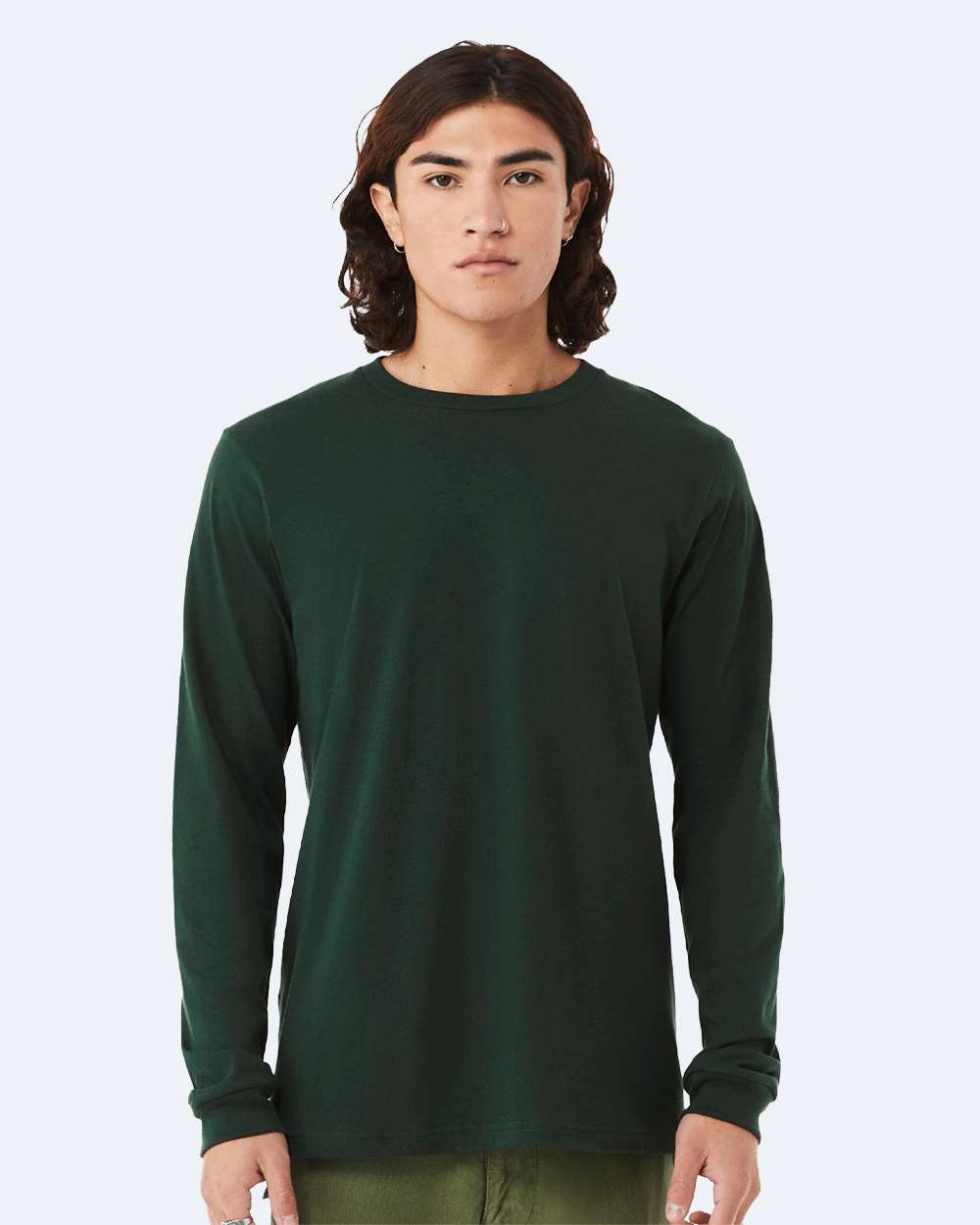 BELLA + CANVAS-3501-Jersey Long Sleeve Tee - Image 71