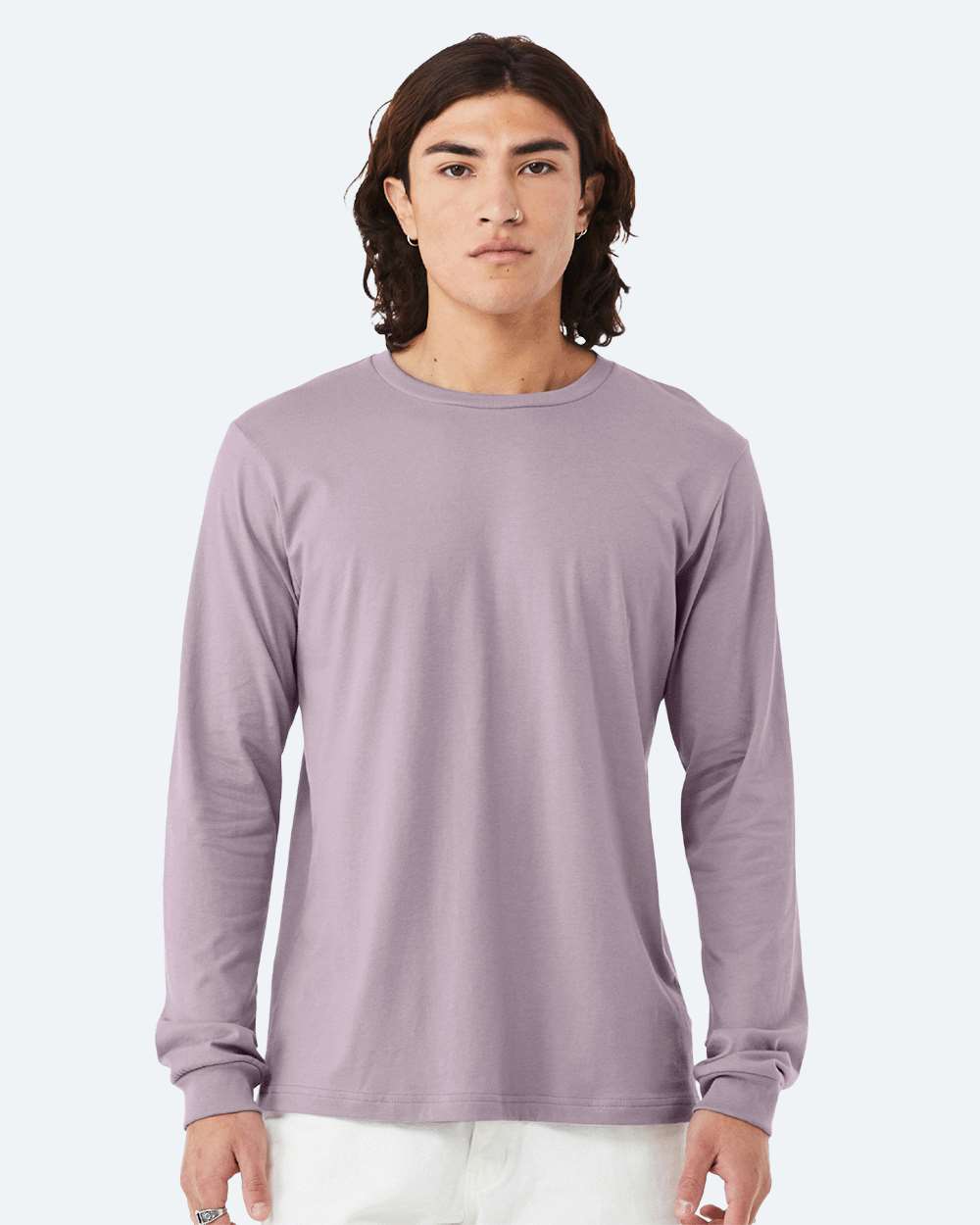 BELLA + CANVAS-3501-Jersey Long Sleeve Tee - Image 89