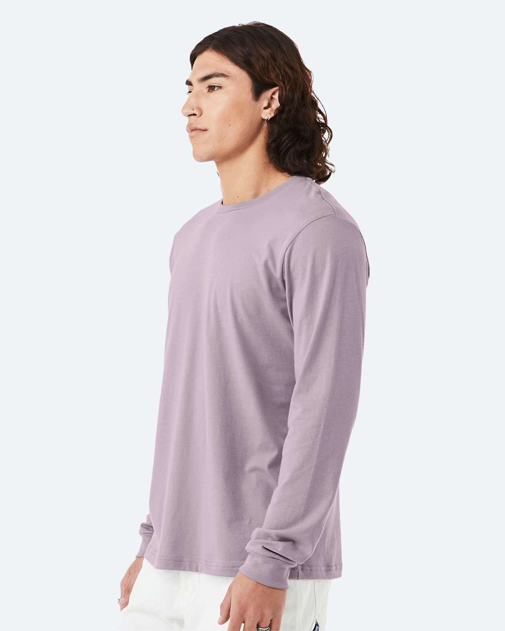 BELLA + CANVAS-3501-Jersey Long Sleeve Tee - Image 90