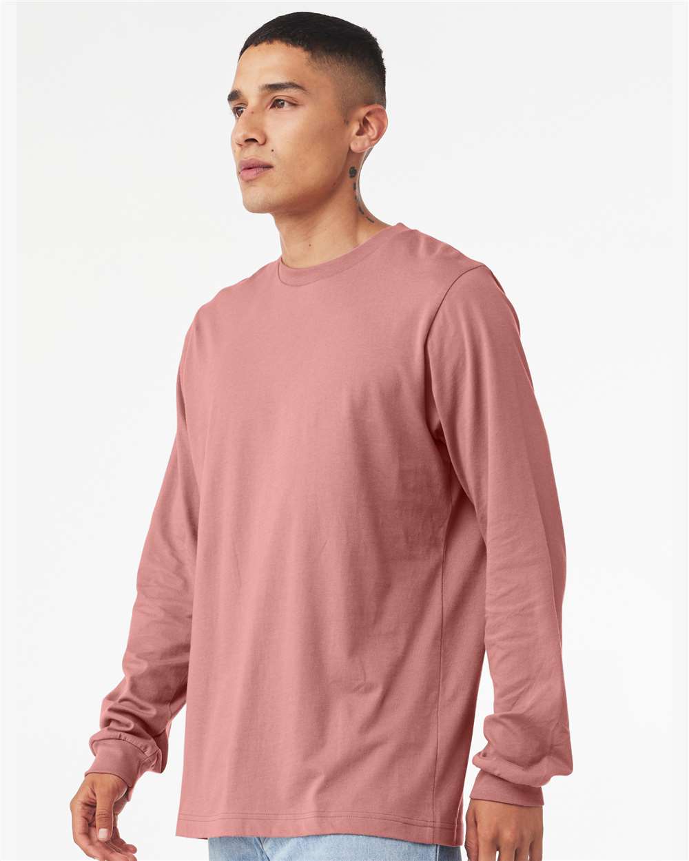 BELLA + CANVAS-3501-Jersey Long Sleeve Tee - Image 99