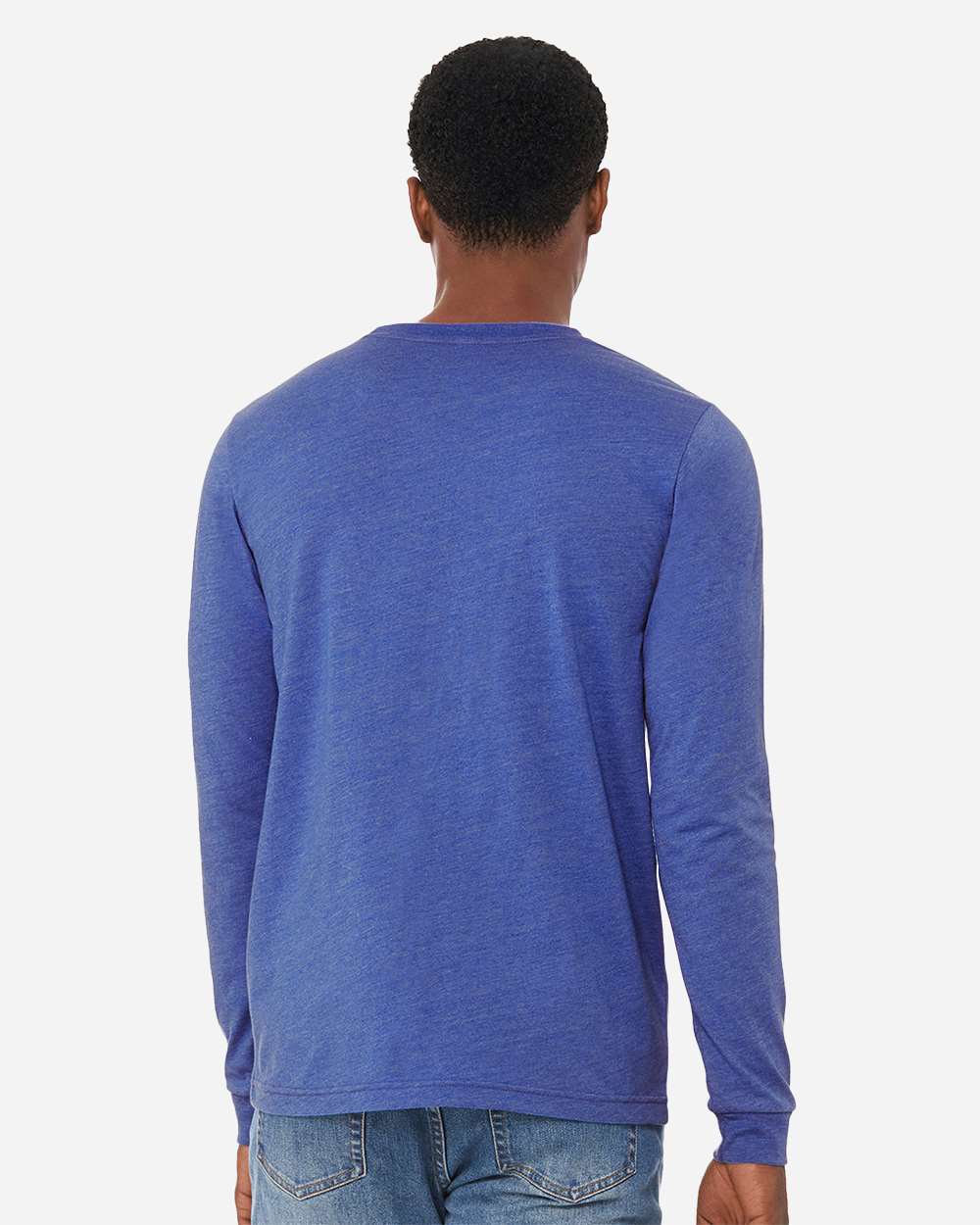 BELLA + CANVAS-3501CVC-Heather CVC Long Sleeve Tee - Image 139