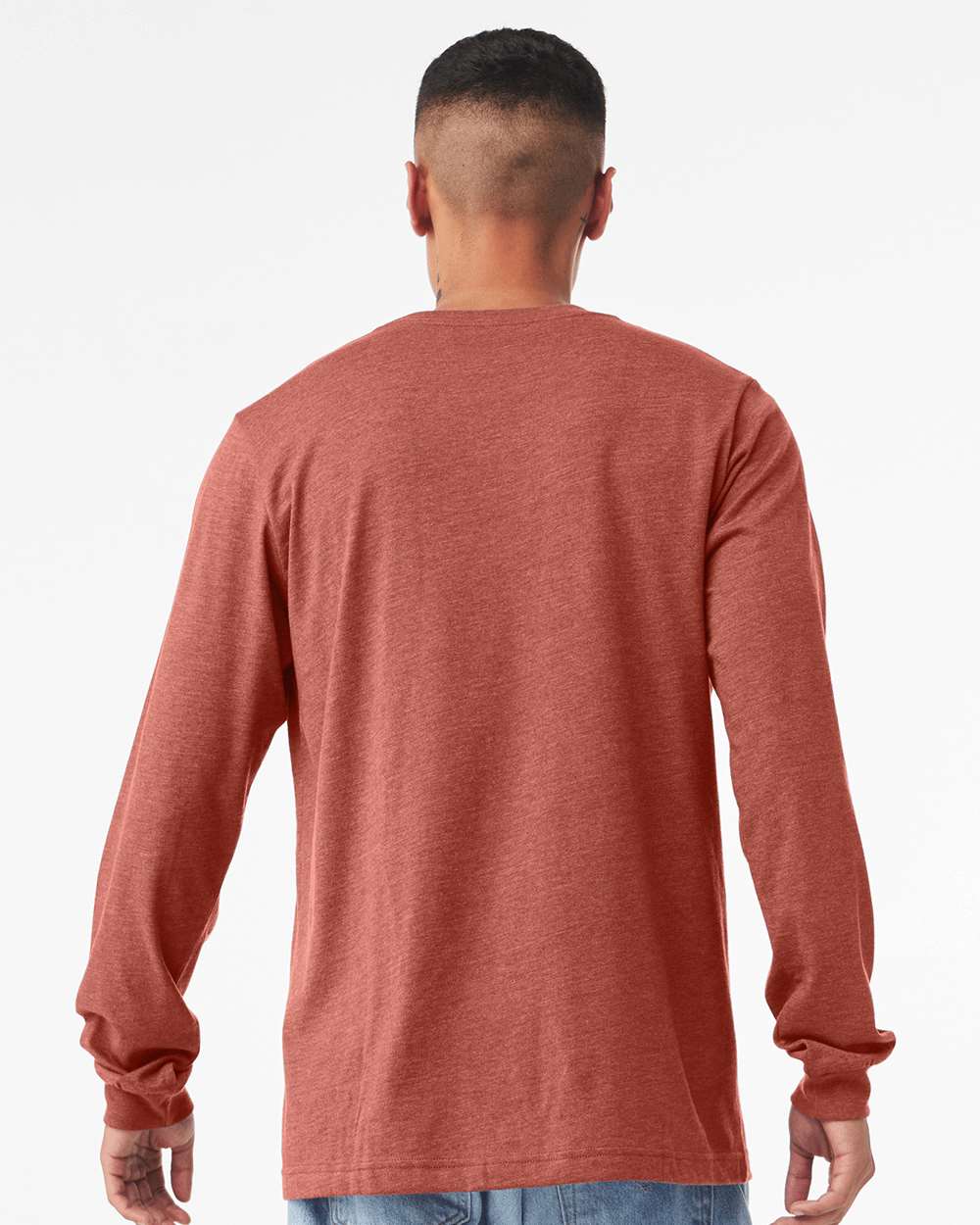 BELLA + CANVAS-3501CVC-Heather CVC Long Sleeve Tee - Image 31