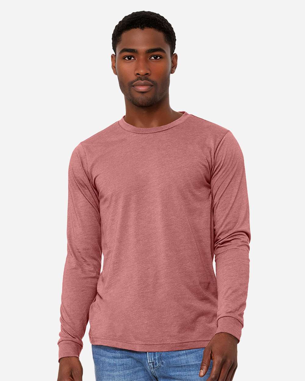 BELLA + CANVAS-3501CVC-Heather CVC Long Sleeve Tee - Image 74