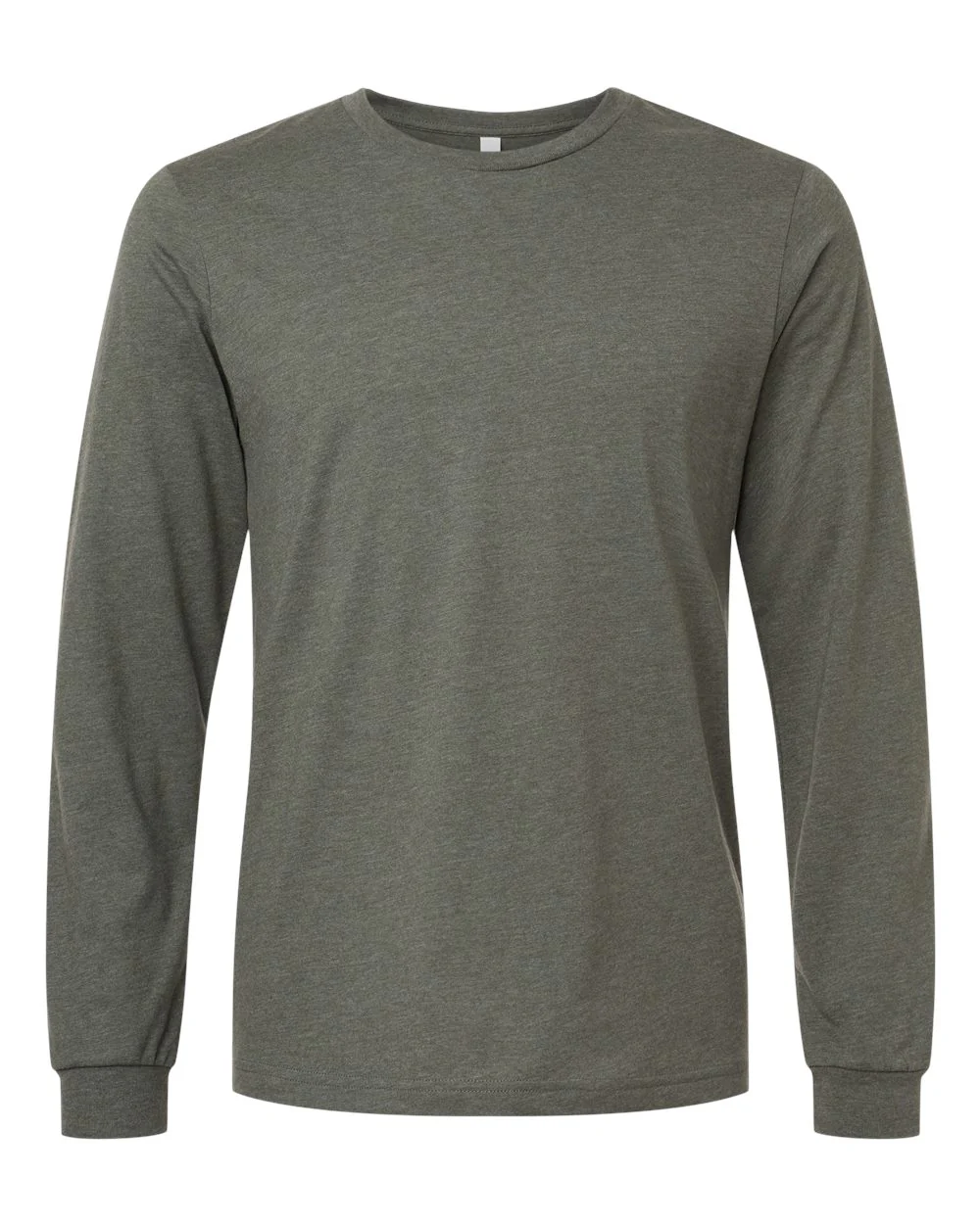 BELLA + CANVAS-3501CVC-Heather CVC Long Sleeve Tee - Image 83