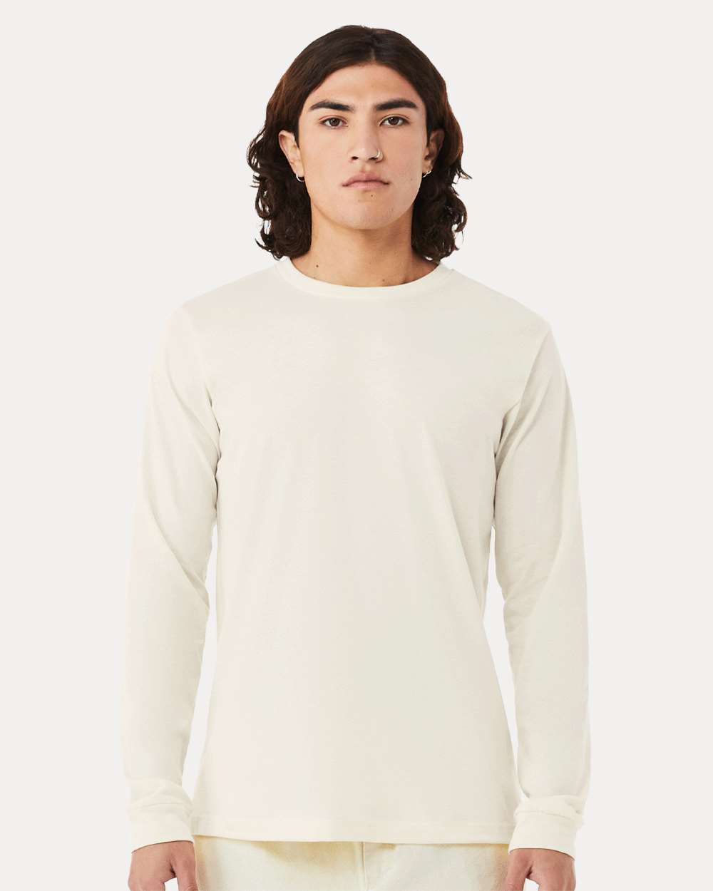 BELLA + CANVAS-3501CVC-Heather CVC Long Sleeve Tee - Image 98