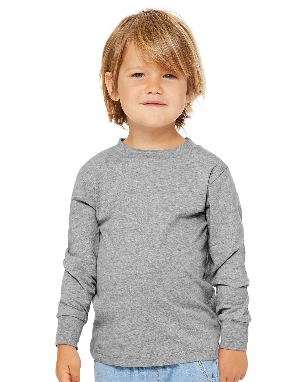 BELLA + CANVAS-3501T-Toddler Jersey Long Sleeve Tee - Image 4