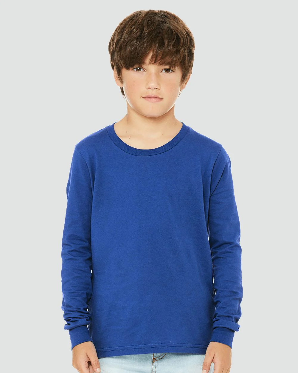 BELLA + CANVAS-3501Y-Youth Jersey Long Sleeve Tee - Image 4