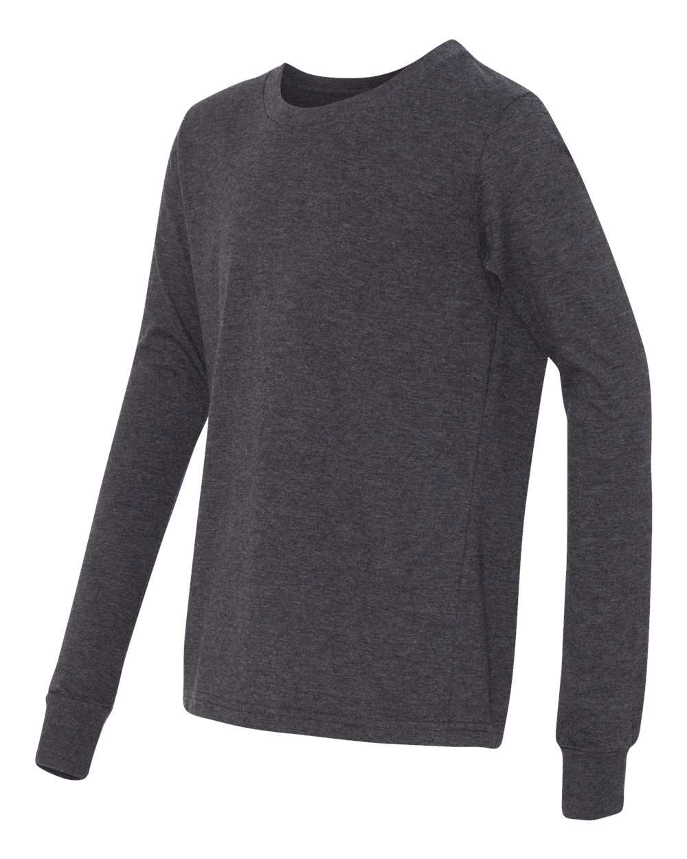 BELLA + CANVAS-3501YCVC-Youth Heather CVC Long Sleeve Tee - Image 13