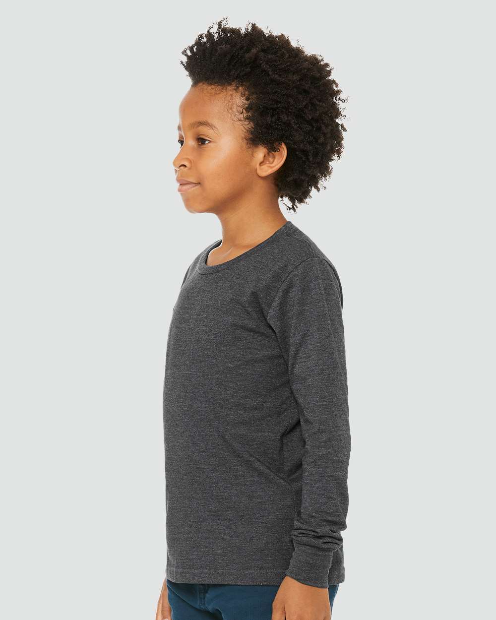 BELLA + CANVAS-3501YCVC-Youth Heather CVC Long Sleeve Tee - Image 15