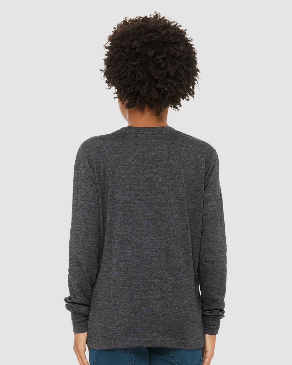 BELLA + CANVAS-3501YCVC-Youth Heather CVC Long Sleeve Tee - Image 16