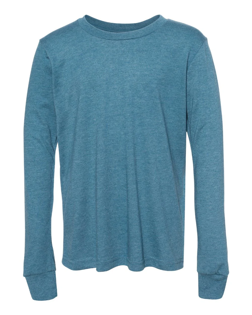 BELLA + CANVAS-3501YCVC-Youth Heather CVC Long Sleeve Tee - Image 17