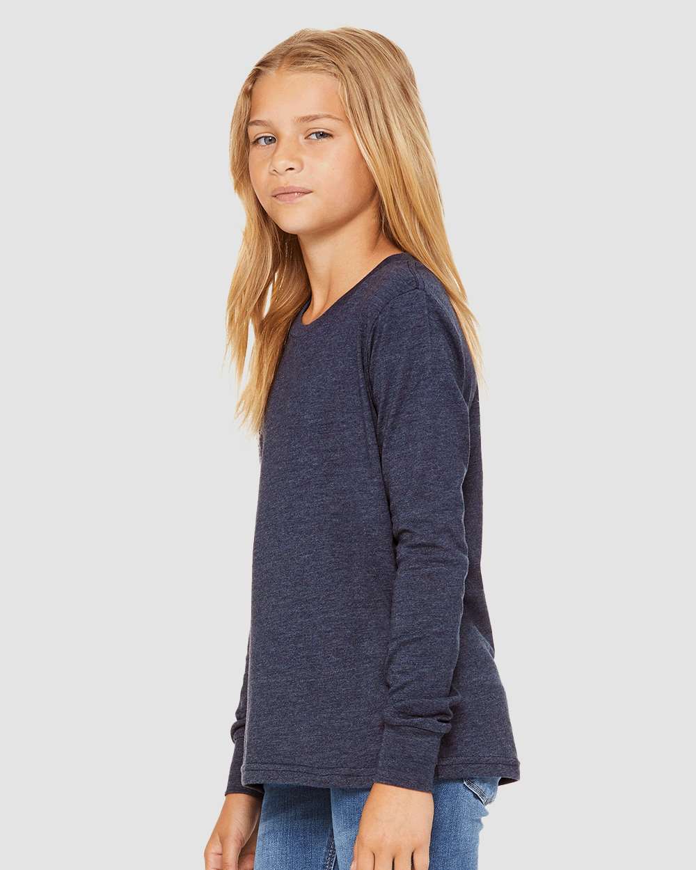 BELLA + CANVAS-3501YCVC-Youth Heather CVC Long Sleeve Tee - Image 27