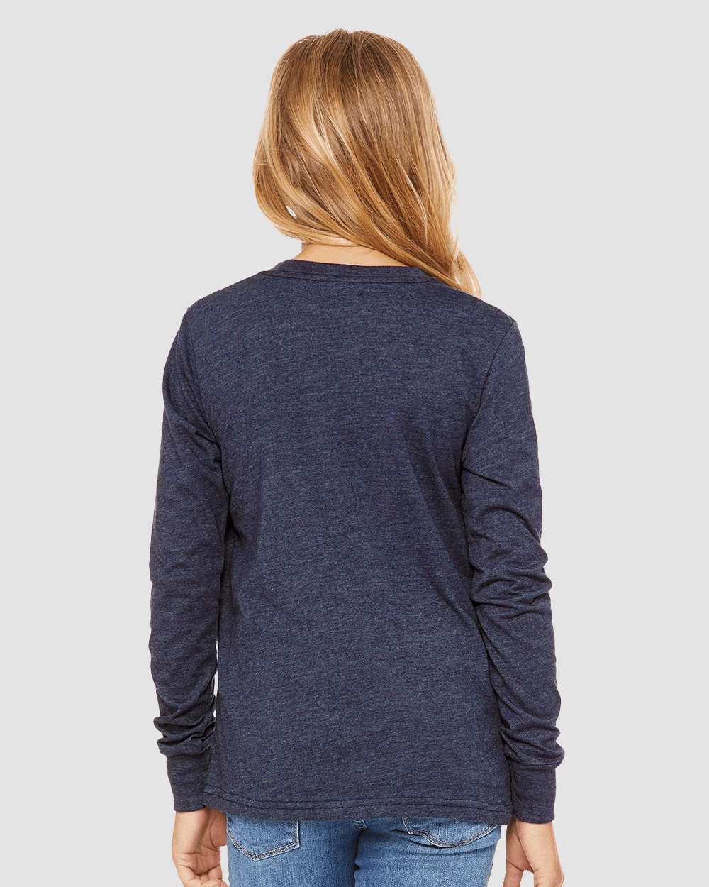 BELLA + CANVAS-3501YCVC-Youth Heather CVC Long Sleeve Tee - Image 28