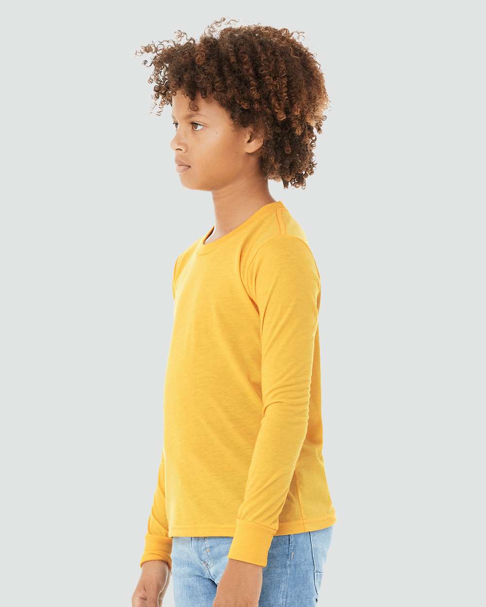 BELLA + CANVAS-3501YCVC-Youth Heather CVC Long Sleeve Tee - Image 33