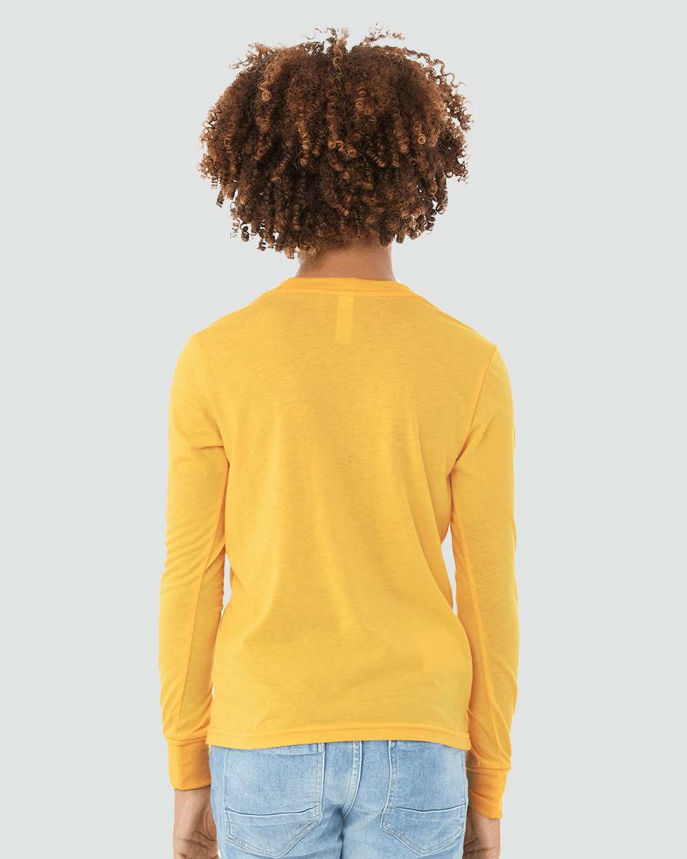 BELLA + CANVAS-3501YCVC-Youth Heather CVC Long Sleeve Tee - Image 34