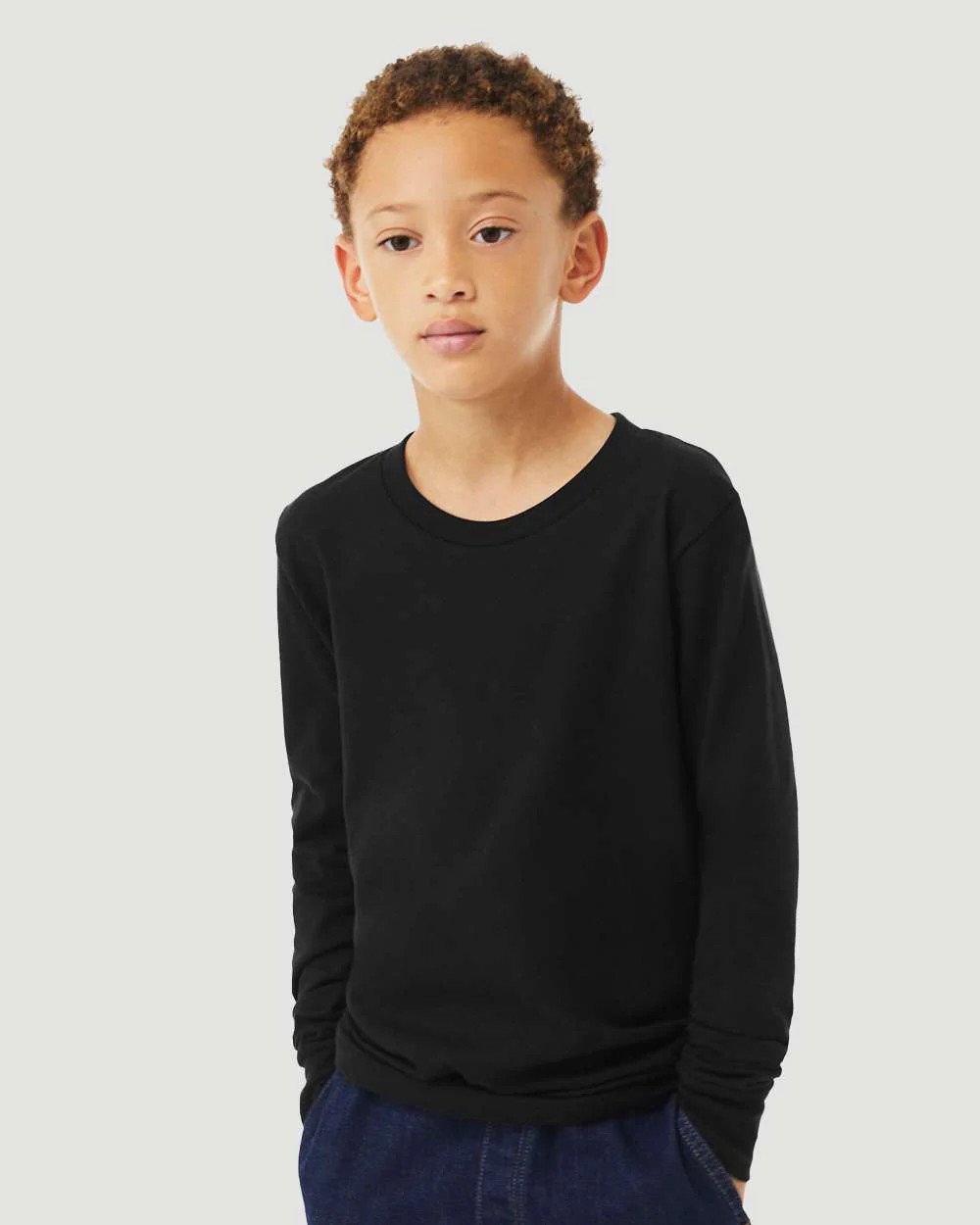 BELLA + CANVAS-3501YCVC-Youth Heather CVC Long Sleeve Tee - Image 38