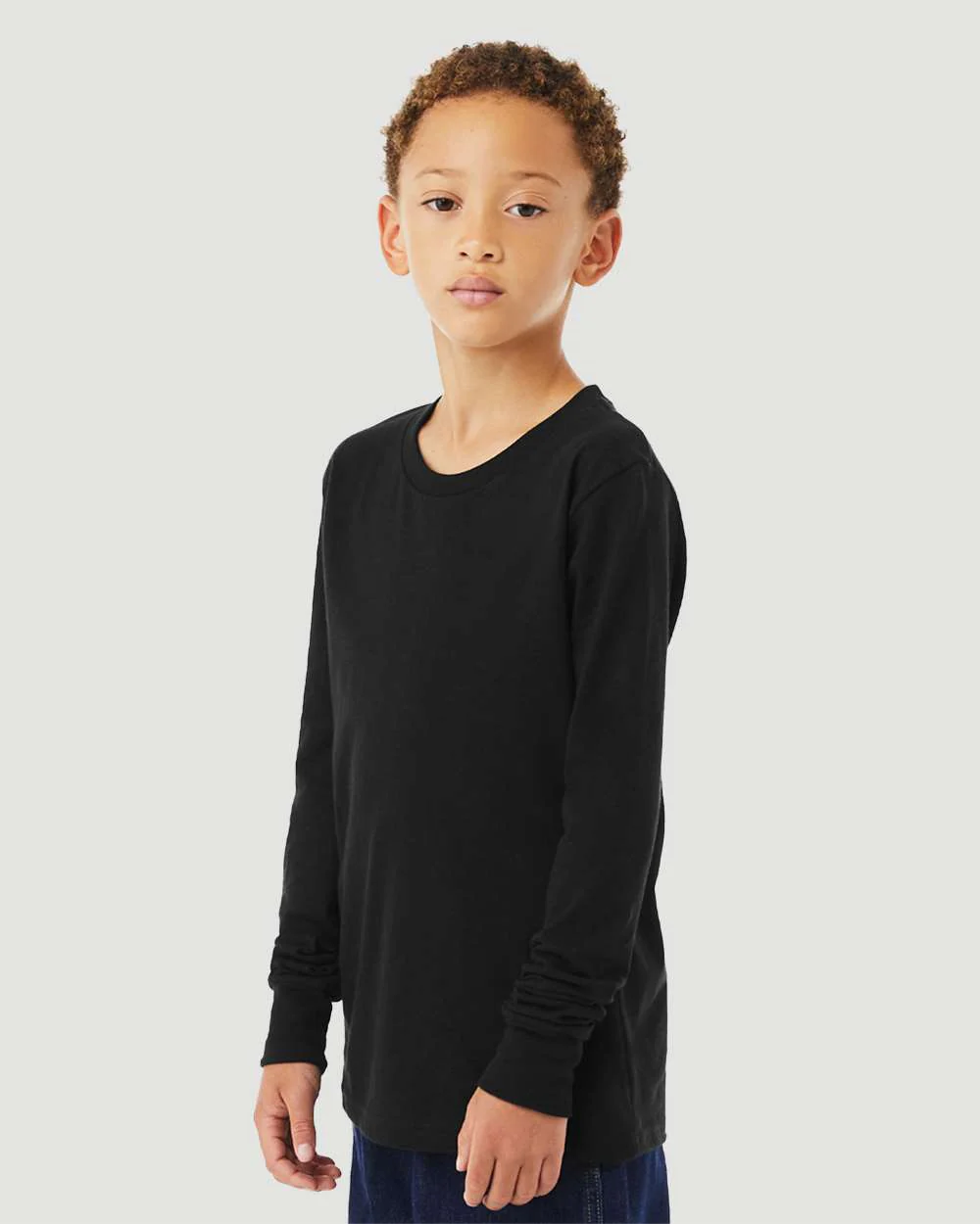 BELLA + CANVAS-3501YCVC-Youth Heather CVC Long Sleeve Tee - Image 39