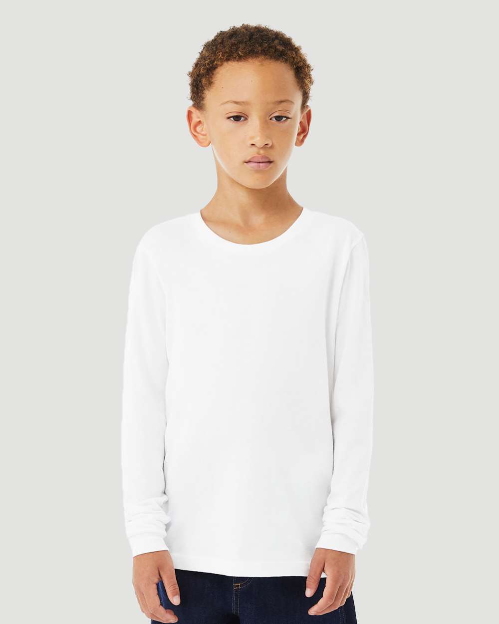 BELLA + CANVAS-3501YCVC-Youth Heather CVC Long Sleeve Tee - Image 44